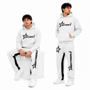 Custom Sweatsuit <b>Hoodie</b> and Jogger Set Heavyweight Baggy Plain Tracksuit Manufacturer Tech Fleece Windbreaker Tracksuit for Men - Product Image 5