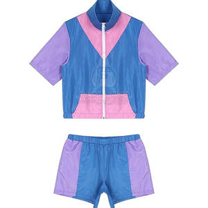 Conjunto de Chaqueta y Pantalones Cortos Deportivos de Secado Rápido y Transpirables para Mujer, Conjunto Corto Cortavientos - Product Image 6