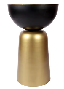 Support à plantes en métal noir mat avec pots, lot de 2, grands pots ronds sur pied, porte-pot de fleurs en fer pour la décoration du salon - Product Image 6