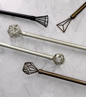 Kit de tringle à rideaux extensible et réglable pour fenêtre, accessoires, embouts décoratifs, supports, quincaillerie, prix direct usine