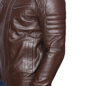 Veste de moto en cuir PU de haute qualité à prix de gros pour hommes, idéale pour la moto et les courses automobiles - Product Image 3