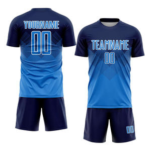 Uniforme de Fútbol Sublimado Personalizado y Transpirable, Nuevo Uniforme de Entrenamiento de Fútbol Personalizado, Uniforme de Fútbol Estampado de Manga Corta - Product Image 6
