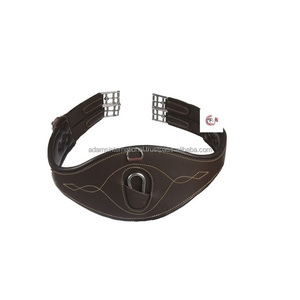 Elástico de doble extremo de circunferencia de caballo con logotipo personalizado de calidad superior con superposición de cuero Productos de caballo de gama alta - Product Image 3