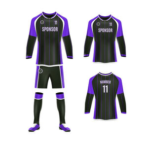 Nouvelle saison, qualité supérieure, 100% polyester, maillots de football en gros, sublimation personnalisée, maillots de football pour hommes - Product Image 4