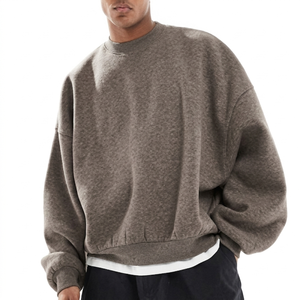 Wholesale 100% Cotton <b>Men's</b> <b>Pullover</b> Sweatshirt High Quality Embroidered Digital Printing Design Breathable Autumn Season Washed - Product Image 1