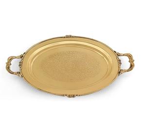 Bandejas de Frutas de Acero Inoxidable de Lujo en Tono Dorado - Bandejas Ecológicas Hechas a Mano para Bodas y Ramadán con Diseño Moderno - Product Image 4