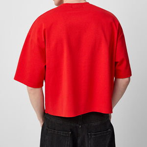 Camisetas Modernas para Hombre, Corte Recortado, Manga Corta, Tejido Transpirable, Ajuste Elegante, Perfectas para Entrenamientos de Verano - Product Image 2