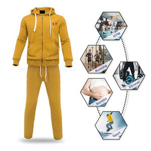 Survêtement de qualité supérieure sur mesure pour hommes, grandes tailles, marque privée, mode décontractée, deux pièces - Product Image 4