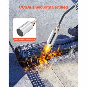 Torcia a Propano ad Alta Potenza 1.800.000 BTU per Bruciare Erbacce, Resistente con Tubo da 3 Metri, Fiamma Turbo Regolabile a Tre Punte, Diserbatrice Manuale - Product Image 5