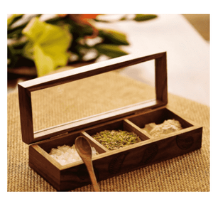 กล่องไม้เก็บสมุนไพร กล่องใส่เครื่องเทศ ผลิตจากไม้คุณภาพเยี่ยม รับผลิตตามสั่ง - Product Image 3
