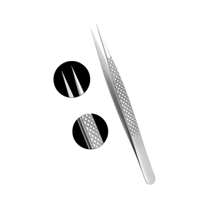 L Type Volume Eyelash Extension Tweezers Diamond Grip Handle Professional And Personal Use Eyelash Tweezers - Product Image 5