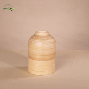 Florero Artesanal de Bambú Natural para Decoración del Hogar, Diseño de Lujo, Ecológico, Adorno Interior - Product Image 2