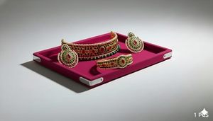 Premium Velvet Jewellery Display Organizer Tray for Rings Earrings Necklaces Bracelets - Product Image 4