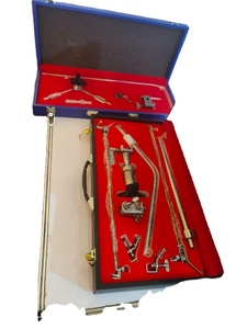 Leyla Juego completo de marco de cabeza quirúrgica Madera de acero inoxidable con Retractor Abrazadera de cráneo Sistema de fijación tubular en una caja de madera - Product Image 4