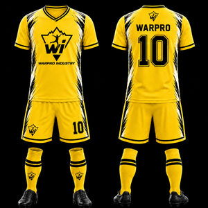 Maillot de football de haute qualité, ensemble de performance professionnel respirant et personnalisable pour les matchs de ligue – Vente chaude - Product Image 4