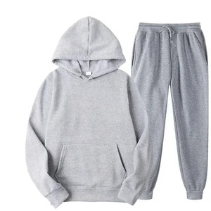 Nouvel ensemble décontracté unisexe : sweats à capuche épais et pantalons longs, 2 pièces, en molleton pour homme, idéal pour le sport et la course en automne - Product Image 6