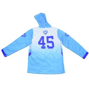 Camiseta de Baloncesto con Capucha de Manga Larga del Fabricante, Diseño Sólido, Transpirable, de Secado Rápido, 100% Poliéster, para Todas las Temporadas - Product Image 1