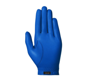 Gant de golf en cuir véritable bleu, main droite, antidérapant, unisexe, à enfiler, pour le sport - Product Image 4