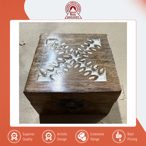 Exportador Global que Vende Cajas Rectangulares de Madera de Mango de la Mejor Calidad, Caja de Almacenamiento de Madera Tallada a Mano para Uso en la Cocina - Product Image 2