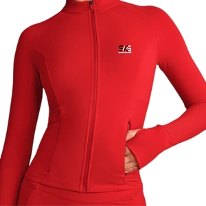 <b>Women's</b> <b>Reflective</b> Athletic <b>Jacket</b> Custom Lightweight Stretch Full Zip Sportswear Training <b>Jacket</b> Breathable <b>Running</b> Fitness Out - Product Image 1