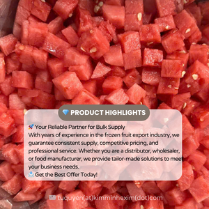 Sandía Congelada Envasada al Vacío de Primera Calidad para Exportación a Granel para Empresas Globales - Product Image 3