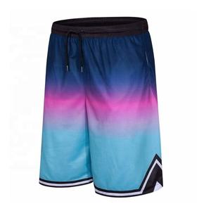 Pantalones cortos de malla informales para hombre, Shorts masculinos de cintura elástica con estampado de logotipo personalizado, venta al por mayor - Product Image 3