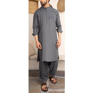 Costumes de créateur personnalisables avec Panjabi Kurta et Shalwar Bandhgala, Salwar Kameez confortable et élégant pour hommes, de haute qualité - Product Image 1