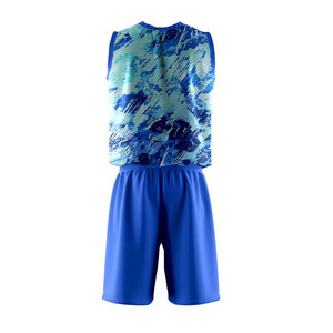 Conjunto de Uniforme de Voleibol Resistente, Jersey y Pantalones Cortos de Malla Transpirable, Costuras Reforzadas para Entrenamiento y Competición - Product Image 6