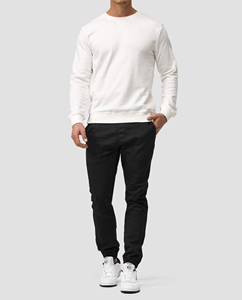 Sweat-shirt oversize en coton 100% pour l'hiver, col rond épais, imprimé personnalisé, fermeture éclair, en molleton de coton French Terry - Product Image 5