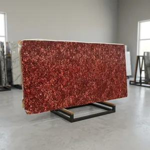 Most Selling Premium Lichi Red Granite Slabs for Hotels Villas Commercial Buildings and Home Decoration - Product Image 3