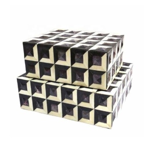High Quality Bone Inlay and Wood Handcrafted <b>Trinket</b> <b>Box</b> Bone Inlay Jewelry <b>Box</b> Bone Decorative Storage <b>Box</b> in Wholesale Price - Product Image 4