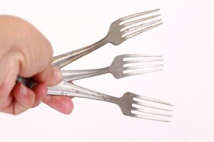 Ensemble de fourchettes à dîner classiques en acier inoxydable, lourdes, pour la restauration et les hôtels - Product Image 3