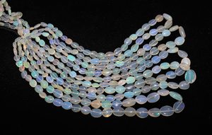 Natural Ethiopian Welo <b>Opal</b> Smooth Oval Shape Beads Flashy Fire <b>Opal</b> Gemstone Beads 16 Inch Natural <b>Opal</b> Beads Jewelry Making - Product Image 6