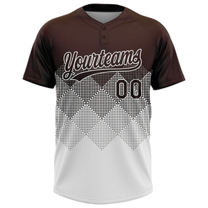 Baseball <b>Softball</b> Two Button Baseball <b>Softball</b> Jersey <b>Uniform</b> Personalized Youth Adults Men Women Sportswear Wholesale - Product Image 2