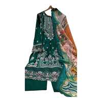 Salwar Kameez de Primera Calidad para Mujer, Verano 2026, Corte Entallado, Sin Arrugas, Venta al por Mayor, Estilo Pakistaní, 3 Piezas, Informal, para Fiestas, Algodón Lawn
