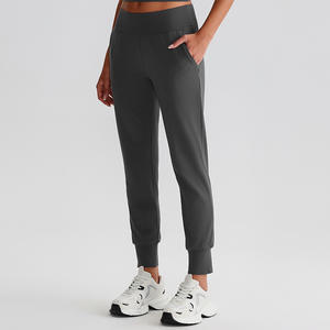 Pantalon de sport à séchage rapide pour femme, jogging d'entraînement, pantalon de survêtement à taille élastique et chevilles côtelées, prix bas - Product Image 6
