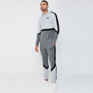 Ensemble de survêtements sportifs pour hommes, personnalisés, tendance, 2 en 1, en coton imprimé, en molleton épais, respirant et écologique - Product Image 1