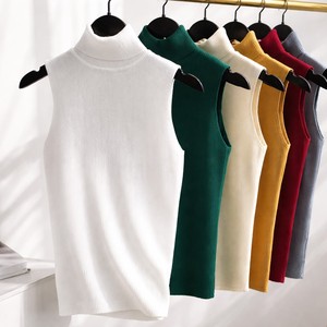 Pull tricoté décontracté d'hiver pour femme, couleur unie, manches longues, anti-boulochage, vente chaude - Product Image 2