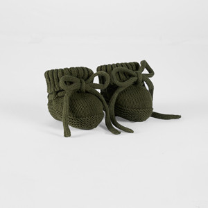 Chaussons d'hiver écologiques 100 % coton, couleur personnalisée, fabricant de chaussettes décontractées pour bébé, OEM/ODM, tricotés au Vietnam, qualité 0-3 mois - Product Image 2