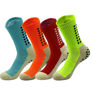 Bright Green Crew Athletic <b>Socks</b> with Black Geometric Pattern Breathable Knitted Design for Basketball Adults Summer Use - Product Image 6