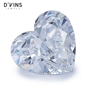 Diamants en forme de cœur cultivés en laboratoire D'vins Jewels 2.02CT VVS2 HPHT couleur D pour la fabrication de bijoux - Product Image 1