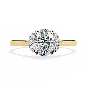 Beautiful Design Oval Cut Round Brilliant Cut Pear Cut Diamond <b>Rings</b> Engagement <b>Ring</b> 14K Solid Gold Lab Grown <b>Fine</b> Jewelry - Product Image 1
