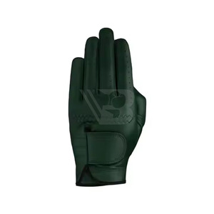 Gants de golf en peau de mouton pour hommes, avec particules antidérapantes, gants de sport à doigts séparés, main gauche, logo personnalisable, matériau en cuir et tissu - Product Image 4