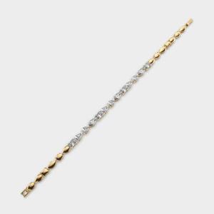 Bracelet tennis classique en moissanite, coupe brillante ronde, inspiré du diamant, plaqué or/argent, style hip-hop, bijoux de mode unisexe - Product Image 3