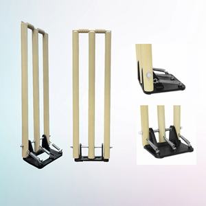 Premium Quality Cricket Wickets Set Durable Wooden Stumps & Bails for Professional Match Play Equipment - Product Image 4