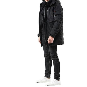 <b>Men's</b> Warm Parka Ski <b>Jacket</b> Water Resistant Puffer <b>Jacket</b> <b>Long</b> Winter Coat with Removable Faux Fur Hood Insulated Cold Weather - Product Image 4