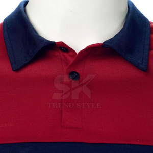Polo de hombre de diseño único y colores contrastantes, de alta calidad, para venta al por mayor, estilo urbano. - Product Image 4