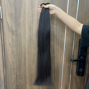 Extensiones de Cabello Natural Liso Doble Trama Genius Weft, Color Negro, Sin Mezcla, Precio al por Mayor - Product Image 6