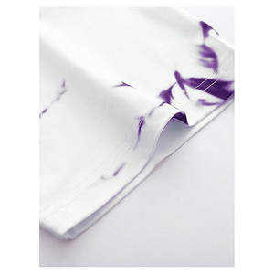 Camiseta con estampado gráfico Tie Dye para hombre, con estampado de letras, cuello redondo, manga corta, informal, ropa de calle de verano, moda, suave, transpirable, para uso diario - Product Image 3