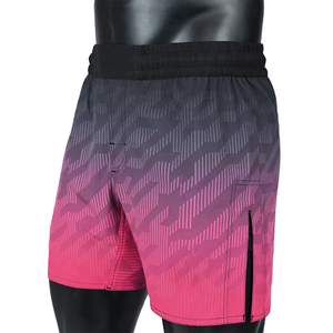 กางเกง MMA ผ้าสแปนเด็กซ์โพลีเอสเตอร์น้ำหนักเบาสำหรับผู้ชาย สวมใส่สบาย เหมาะสำหรับการแข่งขันต่อสู้ พร้อมโลโก้ - Product Image 2